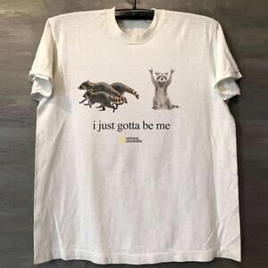 National Geographic White Graphic Tee